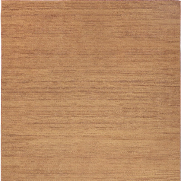 Homeroots 9' Copper Abstract Washable Area Rug - Stylish Modern Design To Enhance Your Home Décor Elegantly 5' X 7' Polyester Blend 552564