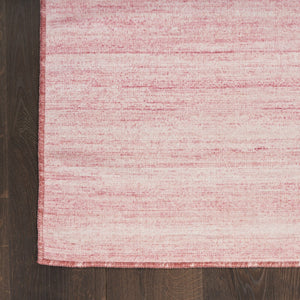 Homeroots 9' Stunning Pink Abstract Washable Area Rug – Elevate Your Space With Modern Style And Comfort 5' X 7' Polyester Blend 552565