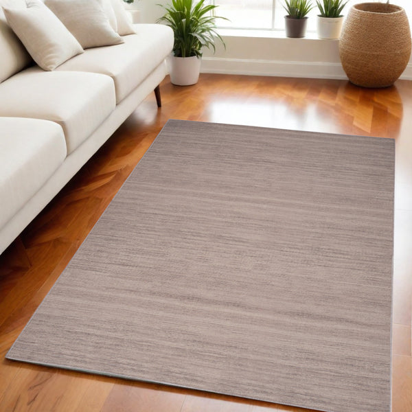 Homeroots 9' Gray Abstract Washable Area Rug - Elevate Your Space With Modern Design, Style, And Comfort 5' X 7' Polyester Blend 552567
