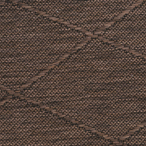 Homeroots 4' X 6' Brown Geometric Power Loom Non Skid Area Rug  Polypropylene 552713
