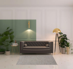 Homeroots 4' X 6' Gray Geometric Power Loom Non Skid Area Rug  Polypropylene 552714