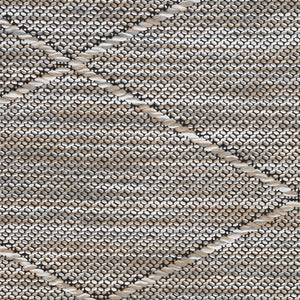 Homeroots 4' X 6' Gray Geometric Power Loom Non Skid Area Rug  Polypropylene 552714