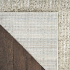 HomeRoots 5' Modern Gray and Ivory Abstract Area Rug – Stain-Resistant, Durable, Stylish Accent for Any Room 8' X 10' 552723