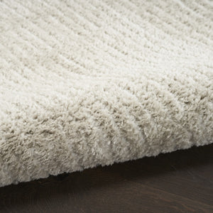 HomeRoots 5' Modern Gray and Ivory Abstract Area Rug – Stain-Resistant, Durable, Stylish Accent for Any Room 8' X 10' 552723