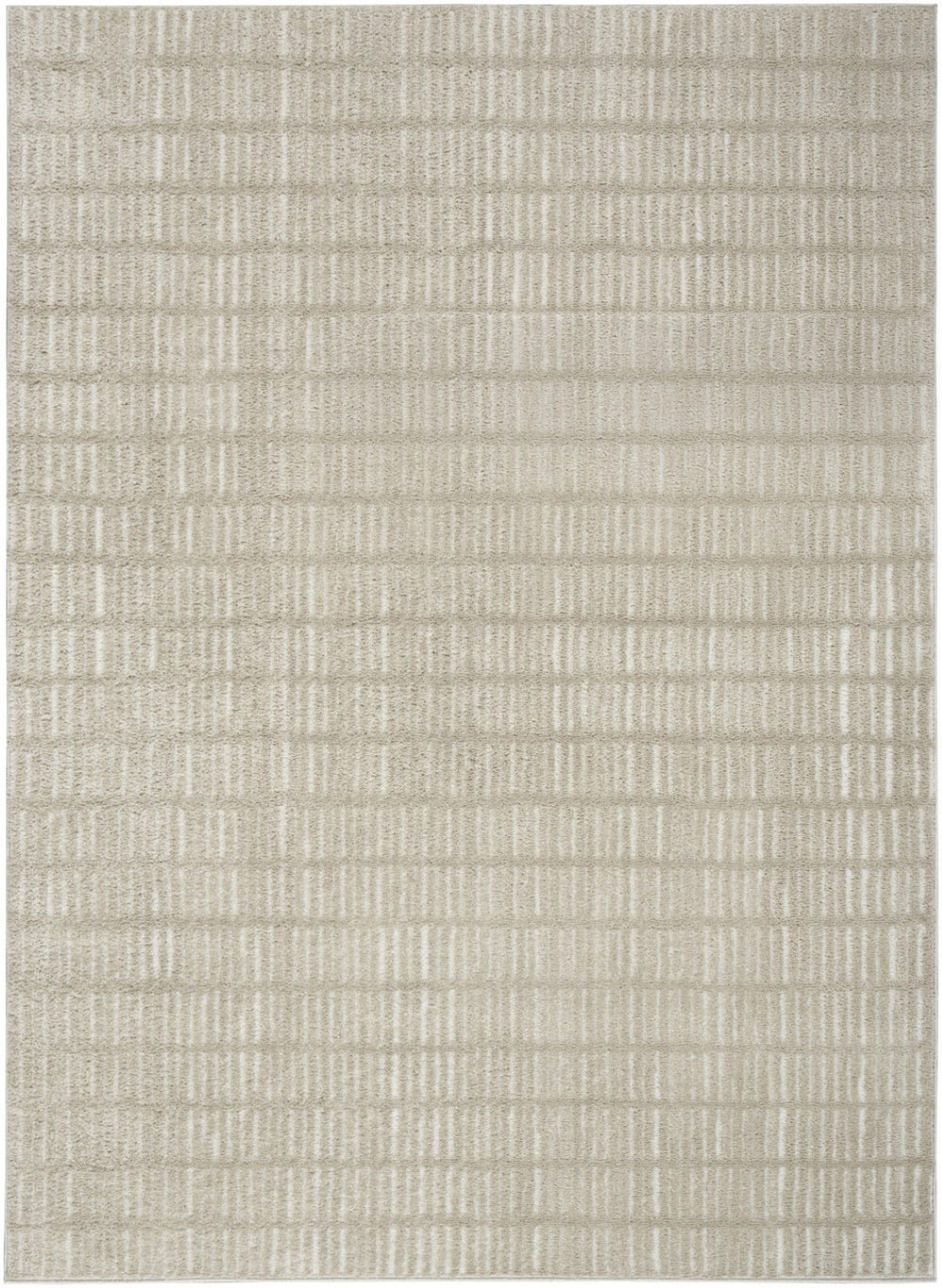 HomeRoots 5' Modern Gray and Ivory Abstract Area Rug – Stain-Resistant, Durable, Stylish Accent for Any Room 8' X 10' 552723