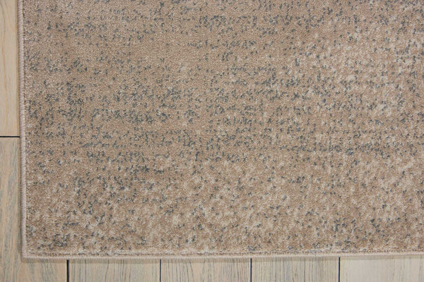 Homeroots 4' X 6' Beige And Gray Botanical Leaves Area Rug  Polyester 552779