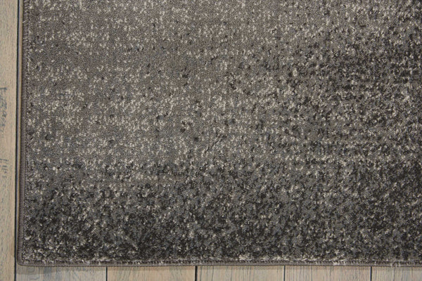 Homeroots 4' X 6' Ivory Black And Gray Botanical Leaves Area Rug  Polyester 552787