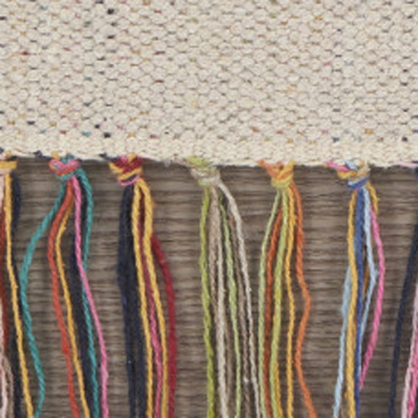 Homeroots 5' X 7' Orange Southwestern Handmade Area Rug With Fringe  Cotton Blend 552828