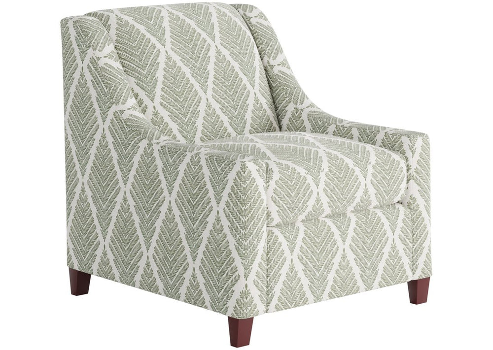Fusion Charlotte Emmaline Moss Accent Chair – Stylish Green Upholstery With Durable, Reversible Cushion Green S,45% Polyester,39% Rayon,16% Cotton 552 Emmaline Moss Accent Chair