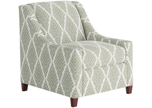 Fusion Charlotte Emmaline Moss Accent Chair – Stylish Green Upholstery With Durable, Reversible Cushion Green S,45% Polyester,39% Rayon,16% Cotton 552 Emmaline Moss Accent Chair