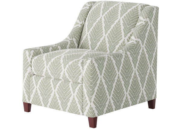 Fusion Charlotte Emmaline Moss Accent Chair – Stylish Green Upholstery With Durable, Reversible Cushion Green S,45% Polyester,39% Rayon,16% Cotton 552 Emmaline Moss Accent Chair