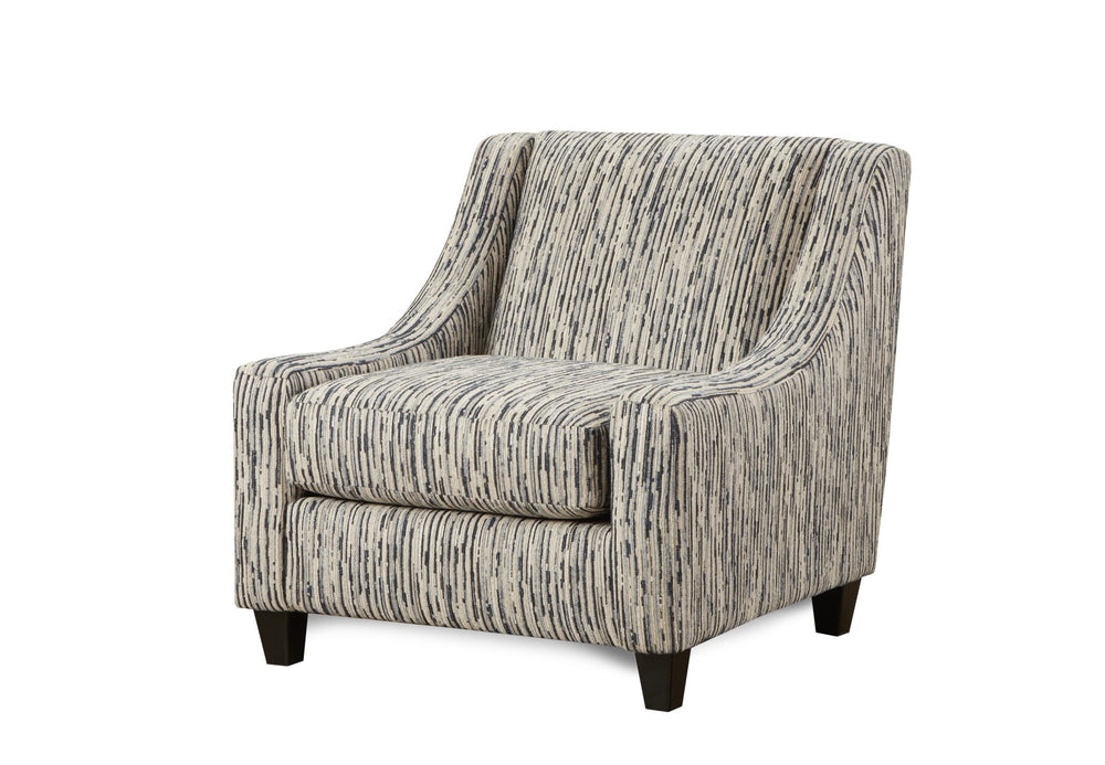 Fusion Handwoven Linen Local Color Steel Accent Chair - Elegant, Durable, Reversible Cushion Design & Style Multi Ws,97% Polypropylene 3% Polyester 552 Local Color Steel Accent Chair