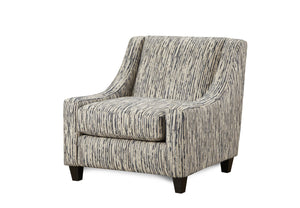 Fusion Handwoven Linen Local Color Steel Accent Chair - Elegant, Durable, Reversible Cushion Design & Style Multi Ws,97% Polypropylene 3% Polyester 552 Local Color Steel Accent Chair