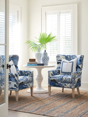 Lexington Barclay Butera Corona Del Mar Center Table - Elegant Coastal Design With Sophisticated Textures For Your Home Sailcloth  921-924c