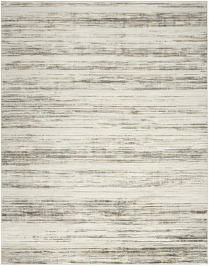 HomeRoots 9' Cream Abstract Distressed Area Rug - Modern Elegance for Living Spaces, Versatile & Stylish Decor 9' X 12' 553153