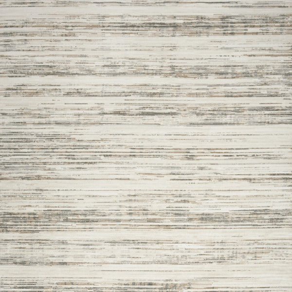 Homeroots 8' X 10' Cream Abstract Distressed Area Rug  Synthetic 553154