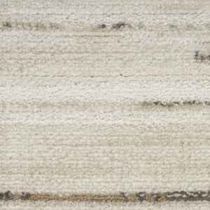 HomeRoots 9' Cream Abstract Distressed Area Rug - Modern Elegance for Living Spaces, Versatile & Stylish Decor 8' X 10' 553154