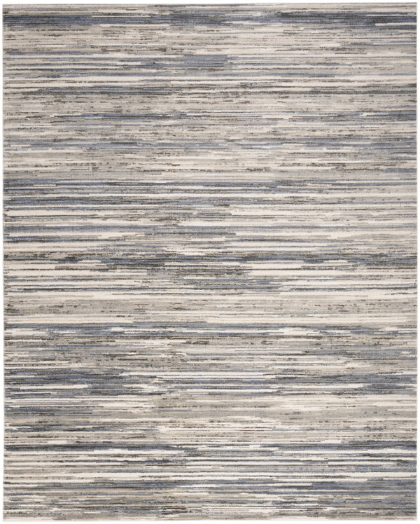 Homeroots 8' X 10' Cream Abstract Distressed Area Rug  Synthetic 553155