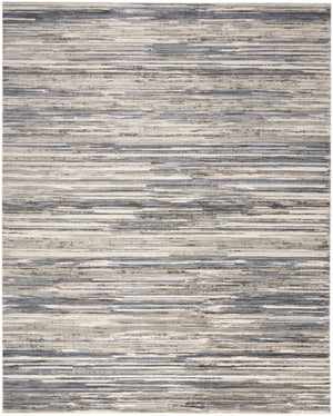 Homeroots 8' X 10' Cream Abstract Distressed Area Rug  Synthetic 553155
