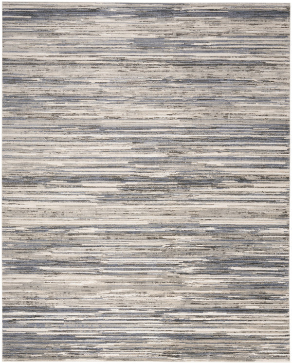 Homeroots 8' X 10' Cream Abstract Distressed Area Rug  Synthetic 553155