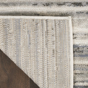 HomeRoots 8' Cream Abstract Distressed Area Rug - Soft, Durable, and Versatile Design for Modern Home Decor 8' X 10' 553155