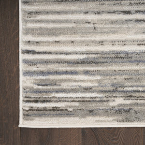 HomeRoots 8' Cream Abstract Distressed Area Rug - Soft, Durable, and Versatile Design for Modern Home Decor 8' X 10' 553155