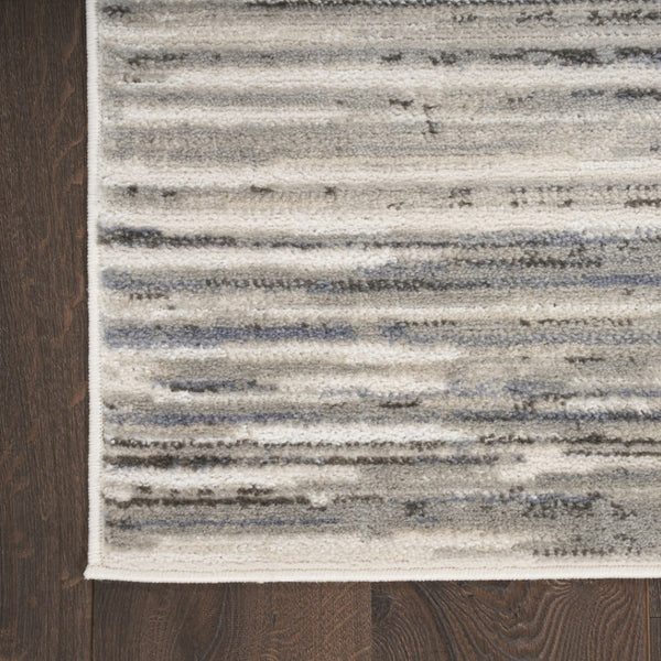 HomeRoots 8' Cream Abstract Distressed Area Rug - Soft, Durable, and Versatile Design for Modern Home Decor 8' X 10' 553155