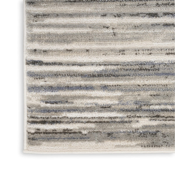 HomeRoots 8' Cream Abstract Distressed Area Rug - Soft, Durable, and Versatile Design for Modern Home Decor 8' X 10' 553155