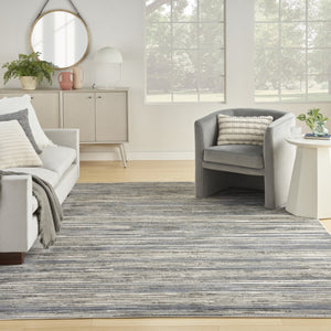 HomeRoots 8' Cream Abstract Distressed Area Rug - Soft, Durable, and Versatile Design for Modern Home Decor 8' X 10' 553155