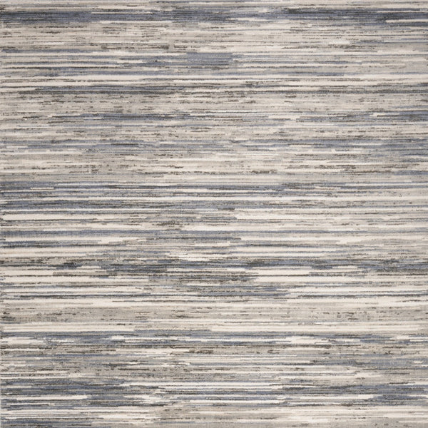 Homeroots 8' X 10' Cream Abstract Distressed Area Rug  Synthetic 553155