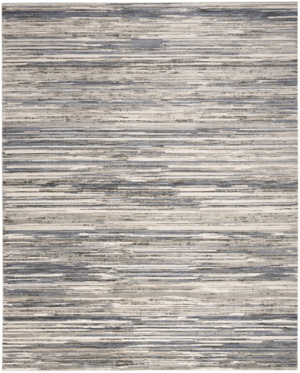 HomeRoots 8' Cream Abstract Distressed Area Rug - Soft, Durable, and Versatile Design for Modern Home Decor 8' X 10' 553155