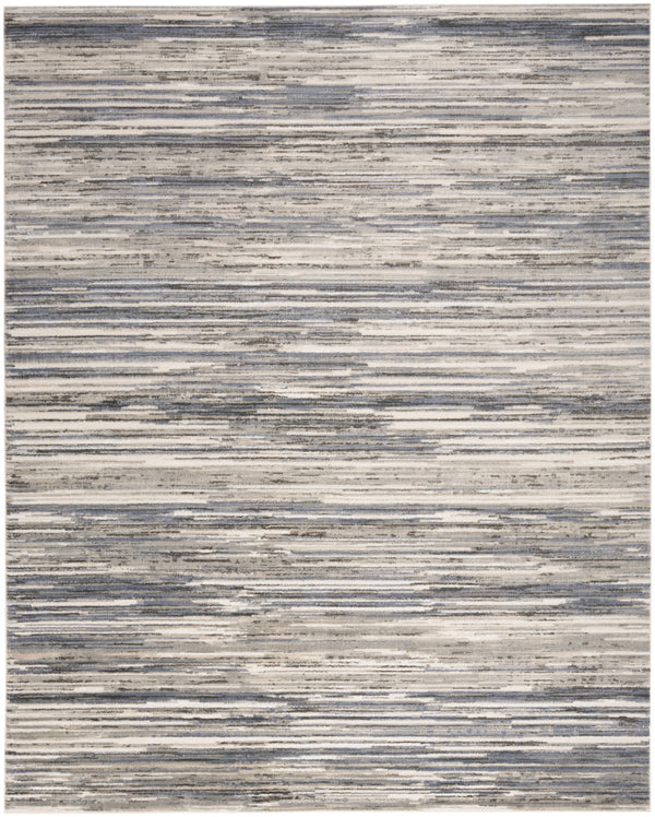 Homeroots 5' X 7' Cream Abstract Distressed Area Rug  Synthetic 553158