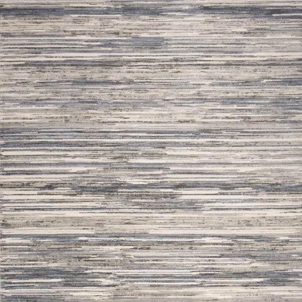 Homeroots 5' X 7' Cream Abstract Distressed Area Rug  Synthetic 553158