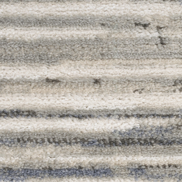 Homeroots 5' X 7' Cream Abstract Distressed Area Rug  Synthetic 553158