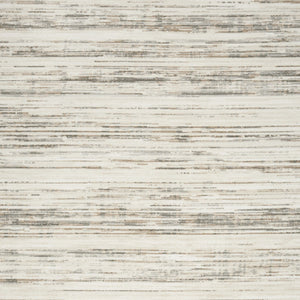 Homeroots 5' X 7' Cream Abstract Distressed Area Rug  Synthetic 553159