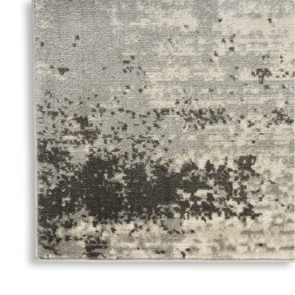 HomeRoots 9' Cream Abstract Area Rug - Elegant Modern Design with High-Low Texture for Stylish Home Decor 9' X 12' 553162
