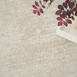 HomeRoots 9' Cream Abstract Area Rug - Modern High-Low Design for Versatile Decor, Durable & Easy Care! 9' X 12' 553163