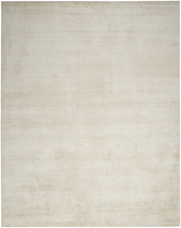 HomeRoots 9' Cream Abstract Area Rug - Modern High-Low Design for Versatile Decor, Durable & Easy Care! 9' X 12' 553163