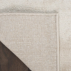 HomeRoots 9' Cream Abstract Area Rug - Modern High-Low Design for Versatile Decor, Durable & Easy Care! 8' X 10' 553165