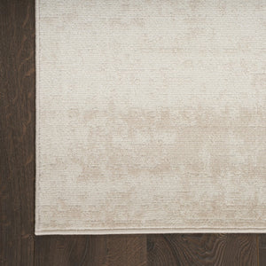 HomeRoots 9' Cream Abstract Area Rug - Modern High-Low Design for Versatile Decor, Durable & Easy Care! 8' X 10' 553165