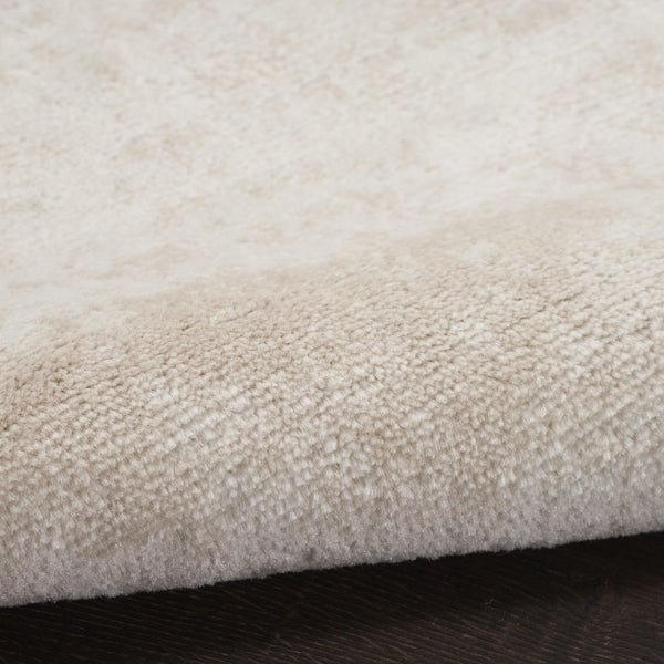 HomeRoots 9' Cream Abstract Area Rug - Modern High-Low Design for Versatile Decor, Durable & Easy Care! 8' X 10' 553165