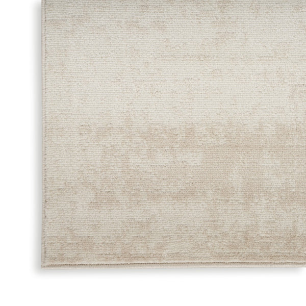 HomeRoots 9' Cream Abstract Area Rug - Modern High-Low Design for Versatile Decor, Durable & Easy Care! 8' X 10' 553165