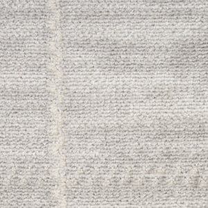 HomeRoots 9' Stylish Gray Geometric Area Rug – Modern Design, Durable, Soft Surface for Living Room or Bedroom 9' X 12' 553174