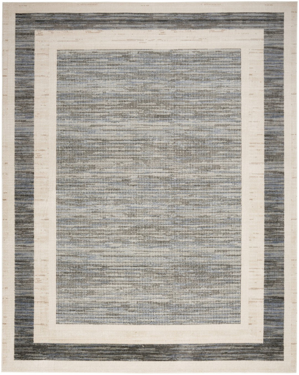 HomeRoots 9' Gray Geometric Area Rug - Modern Elegance for Any Room, Durable Design & Effortless Style Upgrade 9' X 12' 553175