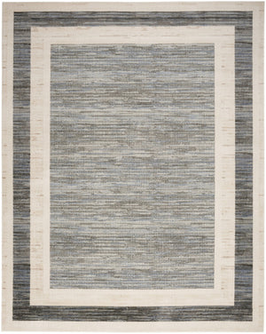 HomeRoots 9' Gray Geometric Area Rug - Modern Elegance for Any Room, Durable Design & Effortless Style Upgrade 9' X 12' 553175