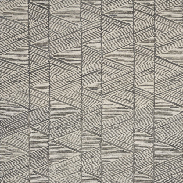 Homeroots 8' Gray And White Wool Abstract Area Rug - Modern Design For Cozy Elegance And Style In Any Room 8' X 10' Wool 553379
