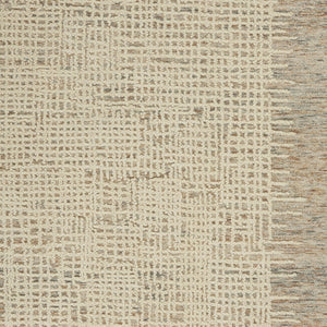 Homeroots 8' Beige And Tan Wool Abstract Area Rug - Perfect For Adding Warmth And Style To Any Room! 5' X 7' Wool 553399