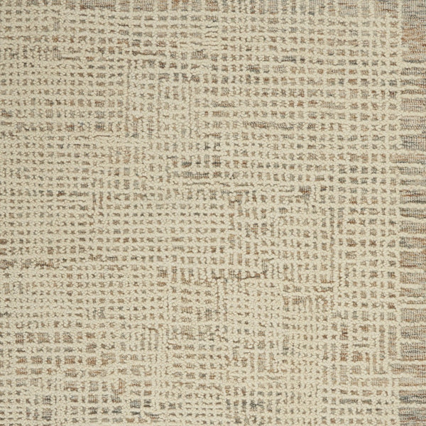 Homeroots 8' Beige And Tan Wool Abstract Area Rug - Perfect For Adding Warmth And Style To Any Room! 4' X 6' Wool 553401