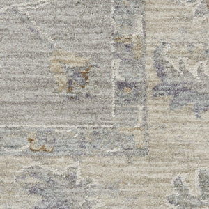 HomeRoots 8' Navy Blue and Ivory Wool Abstract Area Rug - Modern Luxury for Living Spaces, Durable & Soft 8' X 12' 553489