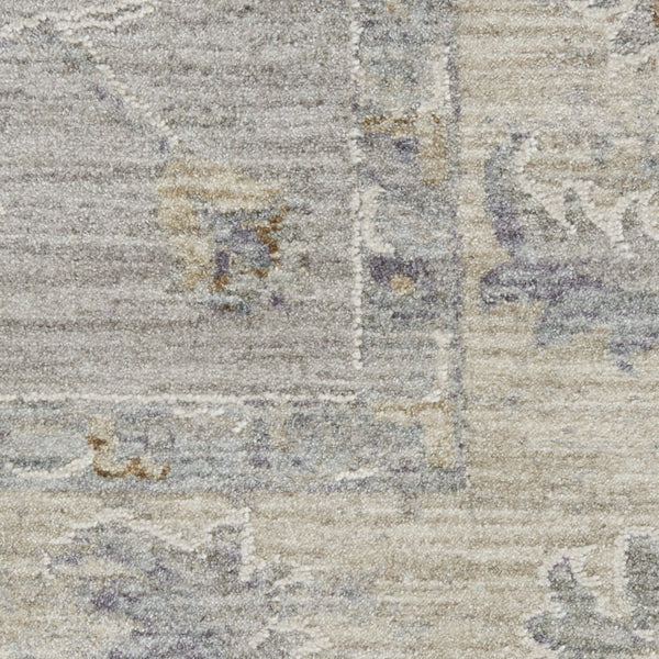 HomeRoots 8' Navy Blue and Ivory Wool Abstract Area Rug - Modern Luxury for Living Spaces, Durable & Soft 8' X 12' 553489